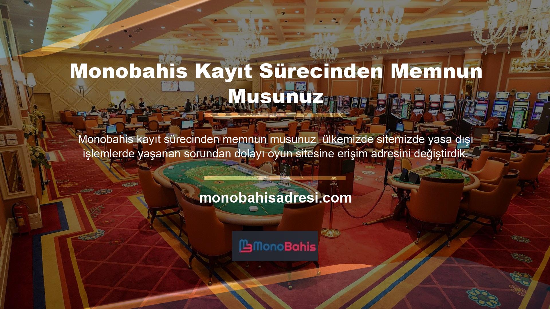 Monobahis Para Çekme ülkemde en yaygın kullanılan casino sitesidir ve sürekli çalışmaktadır