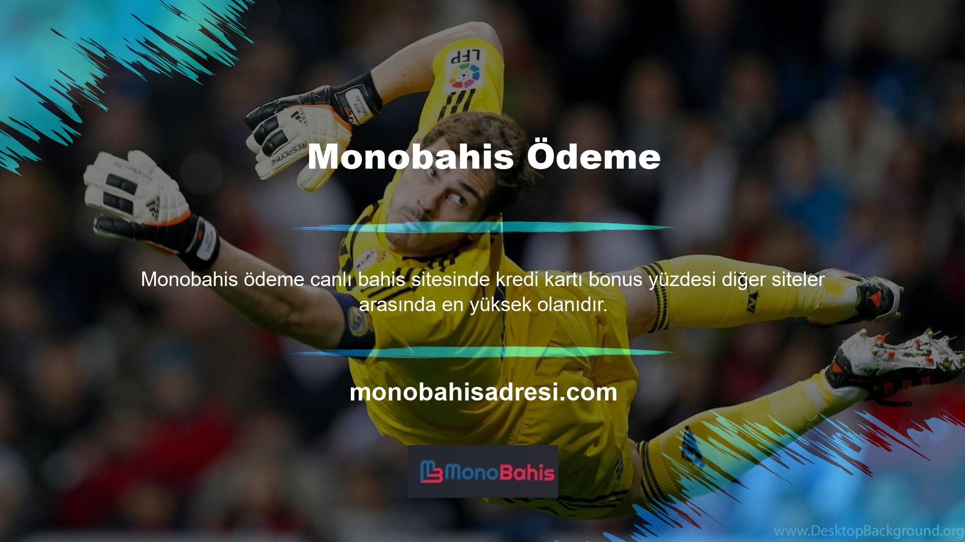 Online Monobahis sitesine üye olup kredi kartınıza yatırım yaparak anında bonus kazanabilirsiniz